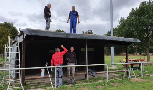 Faustball-Hütte am Sportplatz ist wieder „dicht“