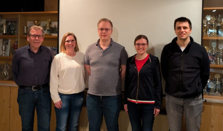 von Links: Harald Schrader, Rebecca Wehrmann, Daniel Goetz, Bärbel Sabionski, Gerd Panitz